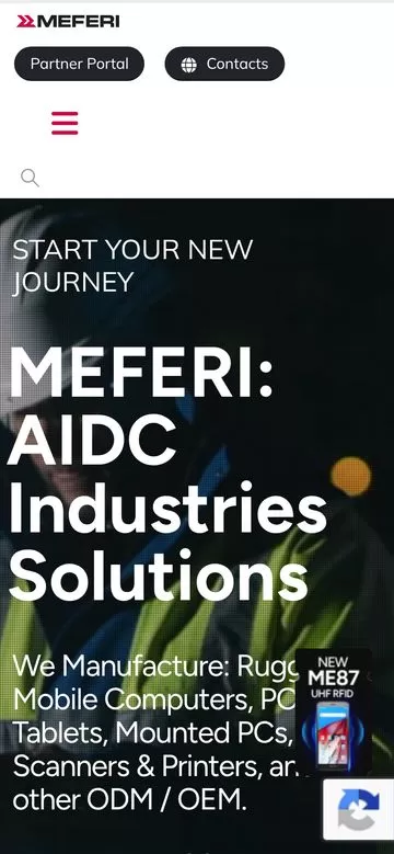 Мобильная версия meferi.com